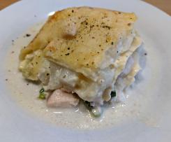 Spargel-Lachs-Lasagne