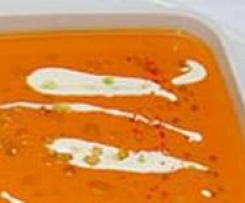 Türkische Linsensuppe und Joghurt