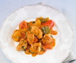 Hähnchenbrust mit Tandori und Reis milchfrei