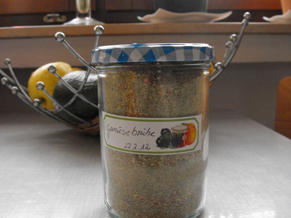 ganz schneller Suppengrundstock - Gemüsebrühpulver