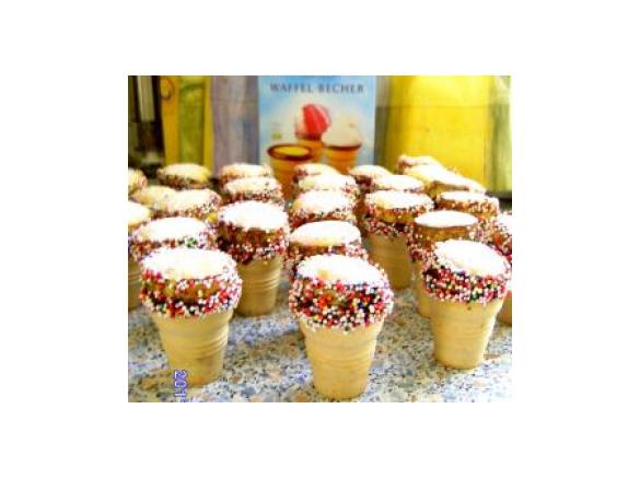 Eierlikörbecher-Muffins für Kinder