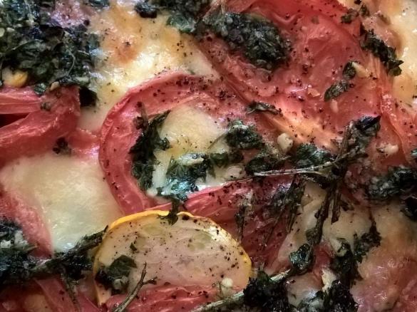 Tomaten Zucchini Tarte vegetarisch