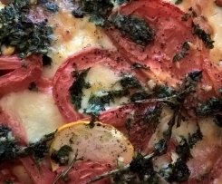 Tomaten Zucchini Tarte vegetarisch