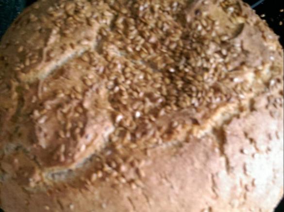 Brot mit Mehlresten