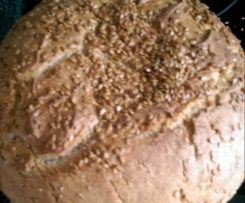 Brot mit Mehlresten