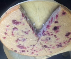 glutenfrei ohne Ei ohne Milch vegan voller Geschmack süsser Ruck-Zuck Reiskuchen Himbeerkuchen Beerentraum 