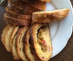 Gefülltes Brot, passt gut zum Grillen