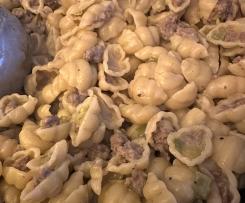 Hackfleisch Käse-Lauch Pasta