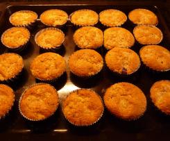 Blaubeer-Baileys Muffins mit Streusel