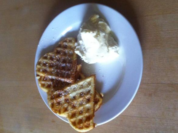 Einfache Waffeln