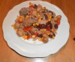 Mexikanisch ganz einfach - Hack-Reis mix