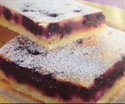 Heidelbeer Quarkkuchen fructosearm