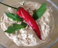 Rucola-Paprika-Frischkäse-Creme