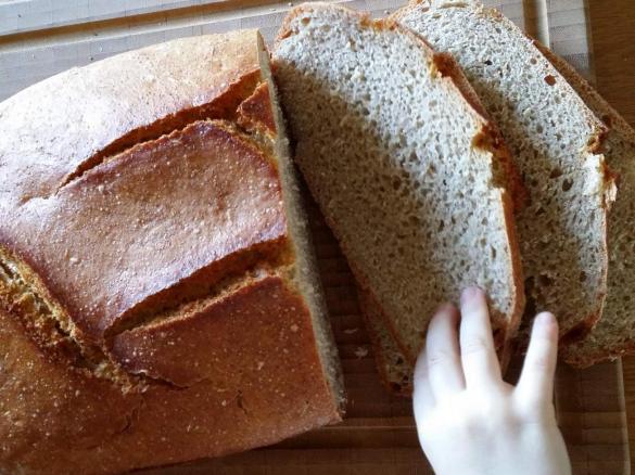 Mischbrot mit Dinkel und Roggenvollkornmehl