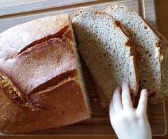 Mischbrot mit Dinkel und Roggenvollkornmehl
