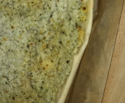 Kräuterfladen (ähnlich Flammkuchen)