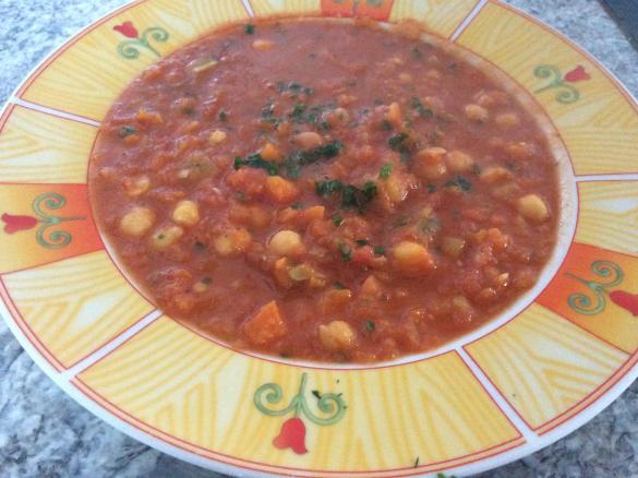 Schnelle Kichererbsen-Tajine