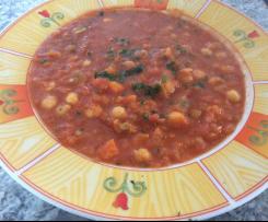 Schnelle Kichererbsen-Tajine