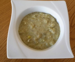 Brokkoli-Kohlrabisuppe mit Kartoffeln