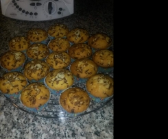 Leckere Muffins mit Schokostreusel