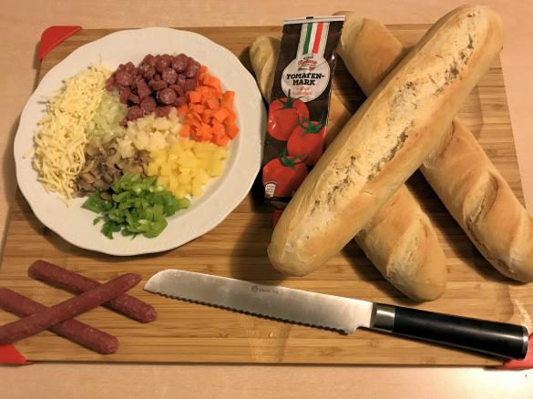 schlemmer Mini Salami Baguettes