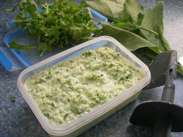 Ruccola-Rohkost mit Kohlrabi