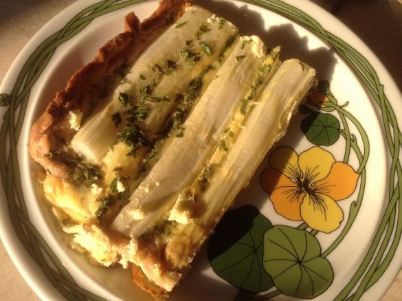 Französischer Spargelkuchen