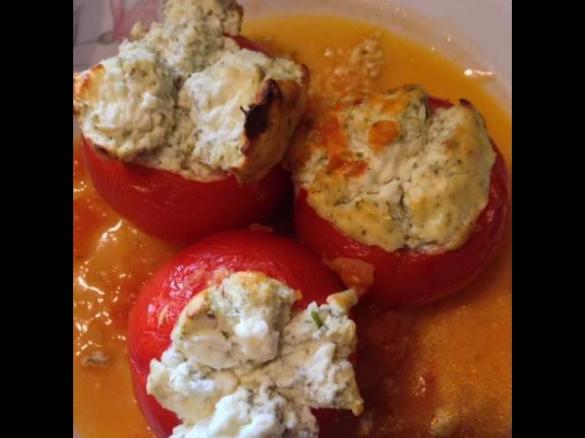 Tomaten Souflees Ricotta/Feta