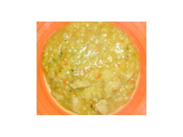Curry-Puten-Risotto