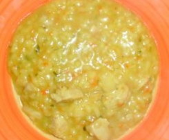 Curry-Puten-Risotto