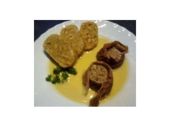 Schweinefilet mit Sahne Weisweinsoße