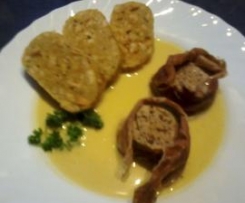 Schweinefilet mit Sahne Weisweinsoße