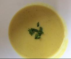 Curry-Linsen-Cremesuppe