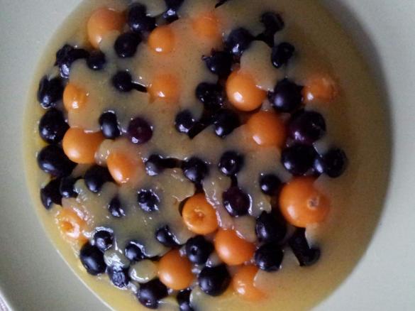 Fruchtige Orangenspeise