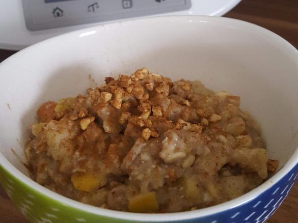 Porridge mit Apfel / Haferbrei (vegan)