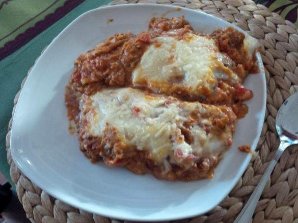 Auberginen Lasagne