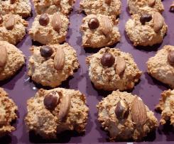 Nuss- / Mandelmakronen mit Marzipan