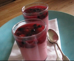 Himbeer-Panna-Cotta