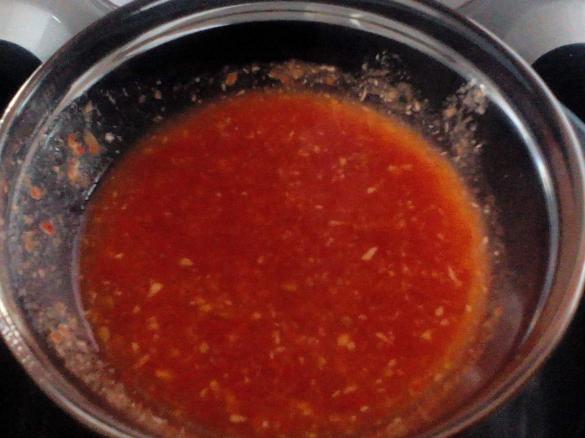 Meerrettich- Tomatensauce