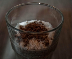 Low Carb Schoko-Kokos-Pudding mit Chia-Samen