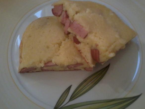 Würstchen-Käse-Omlet