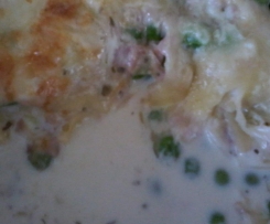 Käse-Sahne-Soße mit Schinken 