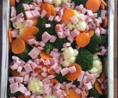 Blumenkohl-Brokkoli-Auflauf