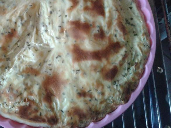 Schwäbischer Salzrahmkuchen