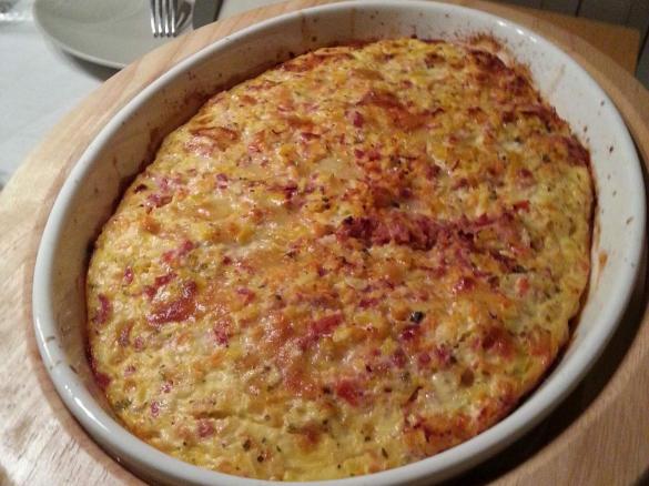 Herzhafter schneller Nudelauflauf