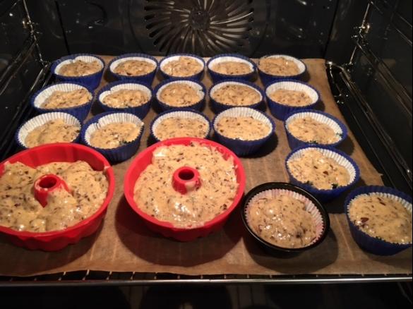 Schoko- Nuss-Kuchen/ Muffins