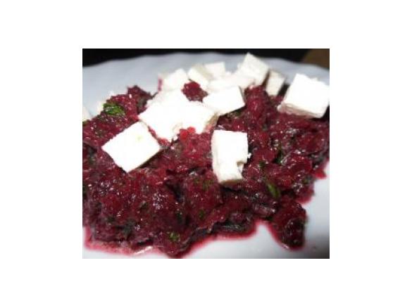 Rote Beete Salat mit Petersilie