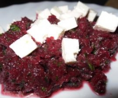 Rote Beete Salat mit Petersilie