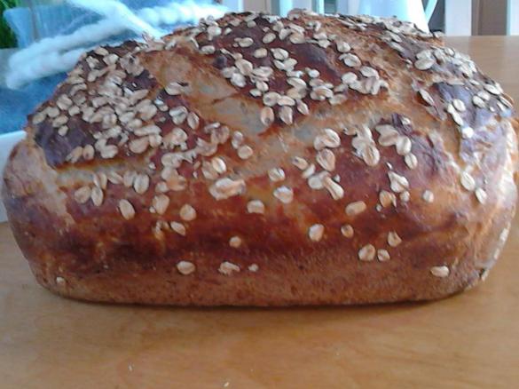 saftiges Haferflockenbrot