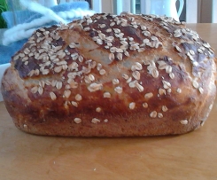 saftiges Haferflockenbrot